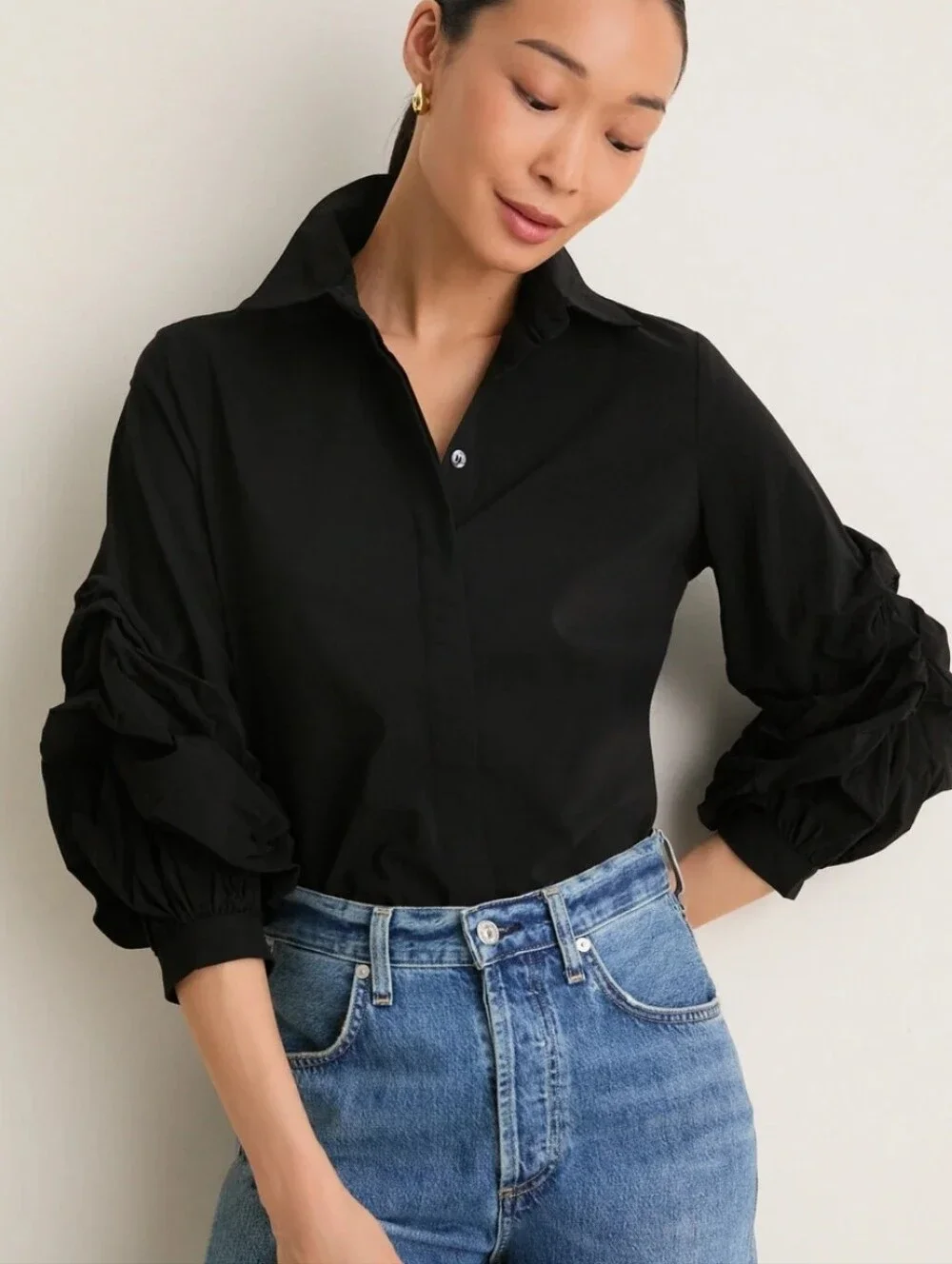 Tuckernuck Pomander Place Alessia Top Black SzM